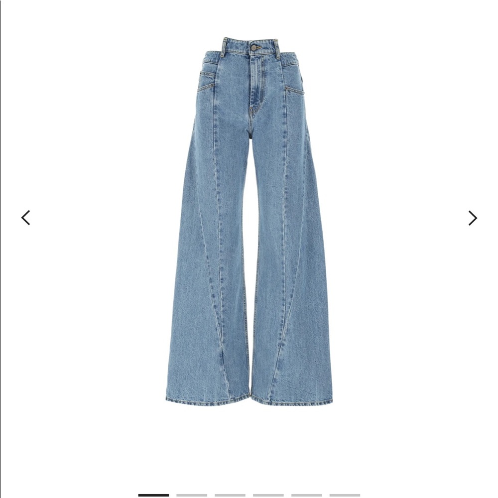 100% authentic Maison Margiela Décortiqué wide-leg jeans